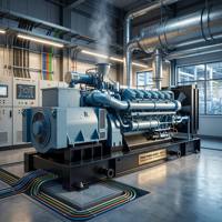 Dynamischer 500kW Kokengas-Generator Wassergekühlt Hocheffizient Industrielle Stromerzeugung