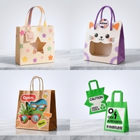 Sac shopping en papier blanc personnalisé avec poignée en ruban satiné pour emballage de boutique de détail avec impression de logo