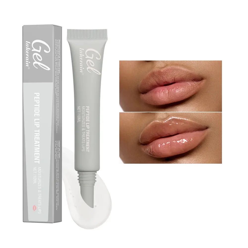 DX New Arrival Lakerain Peptide Lip Treatment Hydrating Gel -Lipstick Base Smoothing Improve Crack Lip Balm