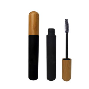 Custom Pill Shape Empty Bamboo 5ml 6ml 10ml Refillable Eyelash Mascara Tubes Packaging With Brush Wand Tube - Product Image 1