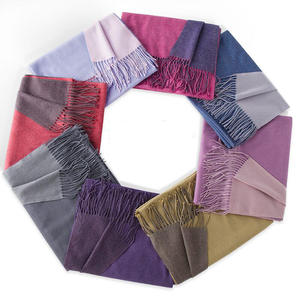 Drop Shipping Frauen Winter Warm Long Solid Color Kaschmir Schal Schal - Product Image 1