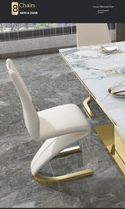 Ensemble <span class=keywords><strong>de</strong></span> meubles <span class=keywords><strong>de</strong></span> salle à manger en pierre frittée moderne et luxueuse, très vendu, application pour <span class=keywords><strong>la</strong></span> maison et <span class=keywords><strong>la</strong></span> cuisine, <span class=keywords><strong>table</strong></span> à manger carrée blanche - Product Image 5