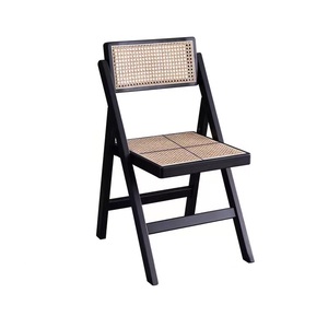 <span class=keywords><strong>Sillas</strong></span> Plegables <span class=keywords><strong>de</strong></span> Ratán y Madera Maciza Resistentes para Restaurante, Jardín, Banquetes y Eventos, Venta al Por Mayor - Product Image 5