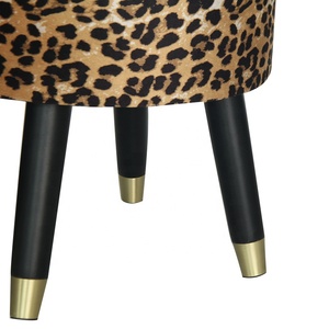 <span class=keywords><strong>Tabouret</strong></span> de rangement rond en motif léopard, support <span class=keywords><strong>pour</strong></span> <span class=keywords><strong>coiffeuse</strong></span>, nouveau design ins, - Product Image 3