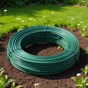 Alambre de Acero Verde de 180.4' (0.08"/0.12') con Recubrimiento de PVC para Cercas, Enrejados y Portones - Product Image 2