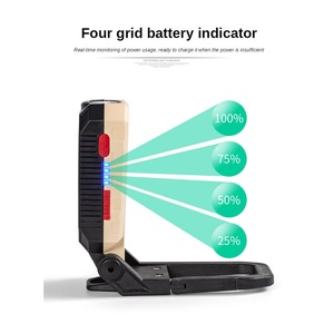 Usb Rechargeable Portable <b>Led</b> Flashlight Cob Work <b>Light</b> Adjustable Waterproof Design Built-In Battery WD- Cob Wo - Product Image 3