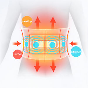 Mujeres Warm Palace Portable Menstrual Periodo Calambre Alivio Cintura eléctrica Almohadilla térmica Cinturón de masaje con calor y vibración - Product Image 6