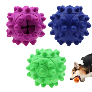 <span class=keywords><strong>Jouet</strong></span> de distribution de friandises en caoutchouc solide et écologique pour chien et <span class=keywords><strong>jouet</strong></span> de lancement de jouets pour chiens résistants aux morsures de dents de <span class=keywords><strong>chiot</strong></span> en plein air - Product Image 3