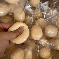 Jouets anti-stress en forme d'œuf de fruits, blocs de construction croustillants, simulation réaliste, vente en gros