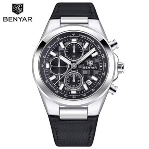 นาฬิกาข้อมือผู้ชาย BENYAR 5206 รุ่นใหม่ ระบบโครโนกราฟ กันน้ำ นาฬิกาสปอร์ตควอตซ์ - Product Image 3