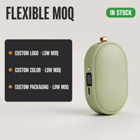 Chauffe-mains rechargeable 3000 mAh - Chauffage électrique portable deux-en-un - Cadeau promotionnel d'hiver - Chargement USB