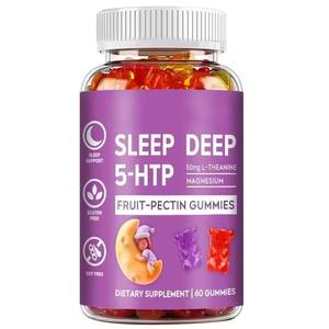 Uyku Jelibonları Özel Etiket GMP OEM ODM Derin Uyku GABA Aminobütirik Asit Jelibon Şeker Takviyesi - Product Image 4