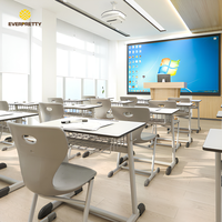 Ensemble table et chaise scolaire compacte en HPL pour projet personnalisé en Arabie Saoudite