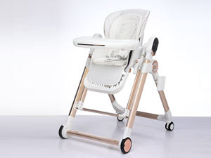 Chaise haute pour bébé avec contrôle musical, plateau écologique, portable, réglable en hauteur, haut de gamme et multifonctionnelle, en promotion - Product Image 2
