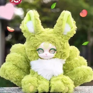 ตุ๊กตาจิ้งจอกเก้าหางนำโชค FuYou รุ่นใหม่ ของเล่นกล่องสุ่ม บรรจุใยฝ้าย PP เหมาะสำหรับตกแต่งในวันหยุดสำหรับทุกเพศ - Product Image 6