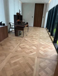 Design d'intérieur élégant et moderne Surface lisse <span class=keywords><strong>Parquet</strong></span> en bois de chêne incrustation Marqueterie Médaillon Carrelage de sol <span class=keywords><strong>Parquet</strong></span> en bois naturel - Product Image 4