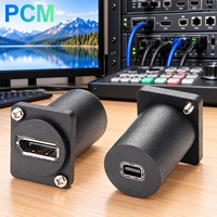 Adaptateur DisplayPort vers Mini DisplayPort de type D à montage sur panneau, connecteur femelle 4K 60Hz pour racks AV, kiosque, poste de travail, panneau de commande