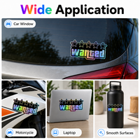 Autocollants moto drôles pour réservoir de carburant, scooter, casque, boîte, vitre de voiture, en PVC durable, imperméable et écologique