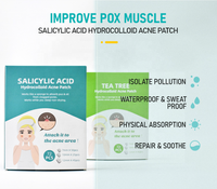 Patch hydrocolloïde à l'acide salicylique pour soins de la peau du visage OEM pour l'acné Patch personnalisé anti-acné pour boutons