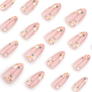Faux ongles BIN style Instagram simple, prêts à poser, pour le commerce transfrontalier, collection Printemps-Été, forme amande - Product Image 3