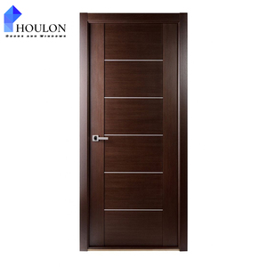 Prix d'usine Portes intérieures modernes simples <span class=keywords><strong>de</strong></span> style européen en bois <span class=keywords><strong>de</strong></span> noyer <span class=keywords><strong>Porte</strong></span> intérieure plate en bois simple <span class=keywords><strong>pour</strong></span> les maisons - Product Image 5
