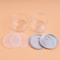 Pot vide en plastique pour mousse, gâteau, dessert, 3, 4, 5, 6, 7, 8, 10, 12 OZ, qualité alimentaire, à large ouverture, transparent, pour crème glacée, avec couvercle facile à décoller