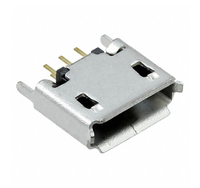 Connecteur USB 614105150621 WR-COM Micro THT Type AB Vertical en alliage de cuivre 1.8A 30V Wurth Elektronik Bobine -40°C à +85°C
