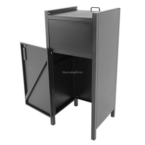 ตู้รีไซเคิลถาดเหล็กสำหรับโรงแรม ร้านอาหาร บุฟเฟ่ต์ พร้อมประตูเก็บของ - Product Image 2