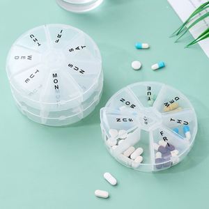 Organisateur de pilules hebdomadaire, boîte à médicaments 7 jours, étui de rappel quotidien, idéal pour les voyages, sans BPA, pour vitamines et suppléments d'huile de poisson - Product Image 3