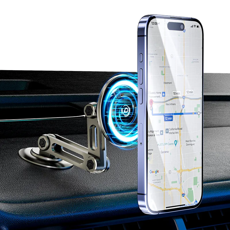자동차 금속 업그레이드 마그네틱 전화 마운트 자동차 전화 홀더 대시 보드 360 회전 마그네틱 전화 홀더에 대한 DIKA