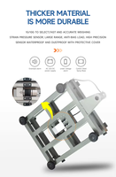Báscula de plataforma SKZ-K9 con interfaz RS232C RS485, impresora opcional y calibración externa para línea de producción