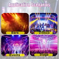 Luz Estroboscópica LED de 48+8 Segmentos, Luces DJ RGBWA DMX512, Súper Brillante, Efecto de Persecución de Píxeles, para Discotecas, Bares, KTV, Escenarios, Fábricas