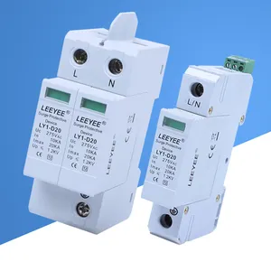 T2 2poles 20ka 220v Ac Single Phase Surge Protector Device