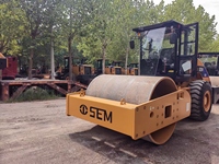 Compacteur à rouleaux routier SEM518 520 522, moteur diesel Doosan 100KW, économie d'énergie, pompe et moteur monocylindre, 6 tonnes