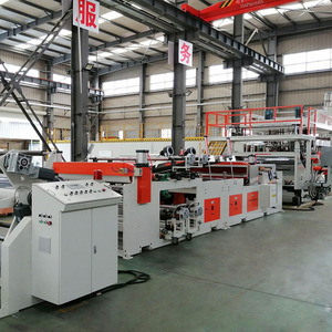 Nouvelle machine à feuilles de PP HDPE ABS, extrudeuse de film rigide en PE, ligne d'extrusion de rouleaux de feuilles de PET avec boîte de vitesses, contrôle PLC, GS1400mm - Product Image 3