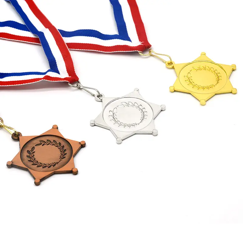 Longzhiyu 17 yıl çin tedarikçisi ucuz ödül özelleştirilmiş 3d altın bronz gümüş boş madalya altın folyo madalya