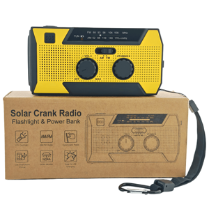 Radio météo AM/FM à alarme haute intensité 5000 mAh avec haut-parleur intégré et sirène SOS pour personnes âgées - Product Image 6