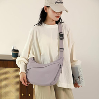 Nouveau sac banane Lulu personnalisé à la mode sac banane en nylon imperméable à l'eau sac à bandoulière pour femmes filles mignon ceinture Style sac à main de messager