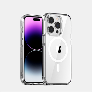 เคสแข็งแบบชาร์จไร้สายระบบแม่เหล็กแข็งแรงสำหรับ <span class=keywords><strong>iPhone</strong></span> 17 16 15 14 <span class=keywords><strong>13</strong></span> 12 11 <span class=keywords><strong>Pro</strong></span> XS สูงสุด x XR SE <span class=keywords><strong>2022</strong></span> 2020 8 PLUS นิ่มใส - Product Image 3
