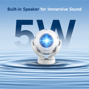 โปรเจคเตอร์ Magcubic Android 14 ความละเอียด 4K สำหรับใช้ในบ้าน ปรับคีย์สโตนอัตโนมัติ เสียงสเตอริโอ ความสว่าง 500 ANSI ลูเมนส์ - Product Image 3