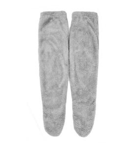 Chaussettes d'hiver climatisées pour la maison, en peluche, hautes au-dessus du genou, douillettes, type pantoufle, chauffe-jambes en peluche - Product Image 5