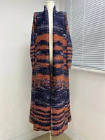 Vente directe usine Livraison rapide Dernière conception 2026 Abaya musulmane personnalisée plissée longue imprimée pour femme