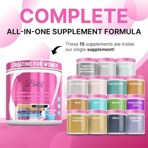 עיצוב לנשים: 5000mg קריאטין אבקה עם קולגן, bcas, חומצה היאלורונית, inositol, ויטמין d3 - Product Image 3
