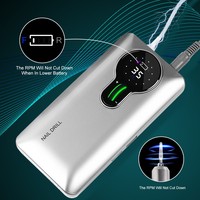 Machine à percer les ongles professionnelle portable 35000 tr/min Rechargeable électrique 35W Acier inoxydable Prise américaine Manucure Pédicure Ongles