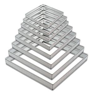 <span class=keywords><strong>Cercle</strong></span> <span class=keywords><strong>à</strong></span> <span class=keywords><strong>tarte</strong></span> rond en acier inoxydable sans soudure perforé avec trous pour <span class=keywords><strong>tarte</strong></span> aux fruits - Product Image 3