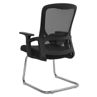 Chaise de bureau ergonomique pour personnel et visiteurs avec livraison gratuite, en plastique, mousse, contreplaqué et maille