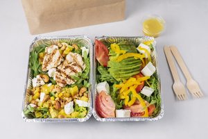 600ml Disposable Aluminum <b>Foil</b> Food <b>Containers</b> Rectangle Aluminium <b>Foil</b> Baking Food <b>Container</b> Supplier - Product Image 2