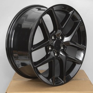 Nuovi Cerchi <span class=keywords><strong>in</strong></span> Lega di Alluminio 18x8 <span class=keywords><strong>Pollici</strong></span> per Auto, Finitura Nera, Modelli 2016-2024 - Product Image 4