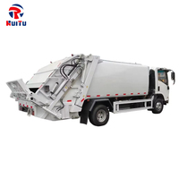 Camion à ordures compacteur de marque japonaise ISUZU, 9 mètres cubes, camions à déchets pour usage municipal