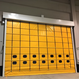 <span class=keywords><strong>Porte</strong></span> rapide pliante en PVC auto-réparatrice, coupe-vent, anti-poussière, automatique, pour atelier, entrée <span class=keywords><strong>de</strong></span> centre commercial, usine, sur mesure - Product Image 3